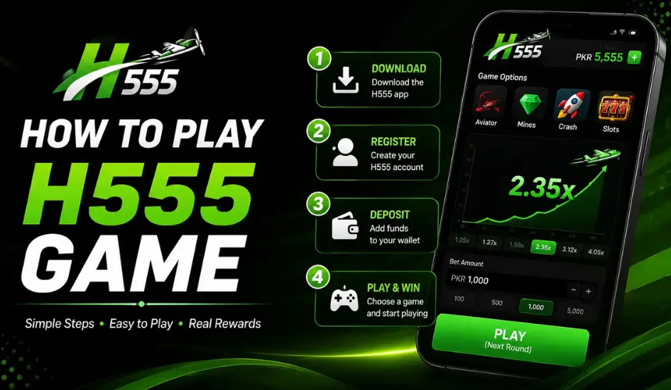 how to play h555 game